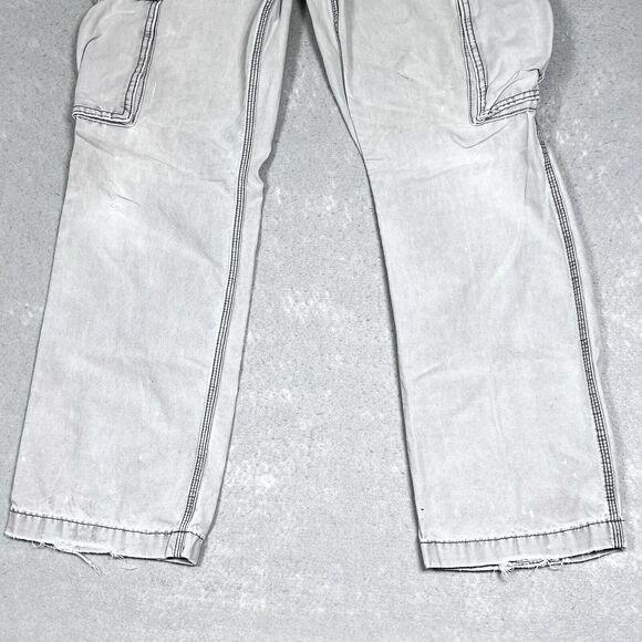 Vintage Carhartt Pants Men Gray Cargo Relaxed Fit Skater Work Chore Actual 32x29 - Picture 5 of 15